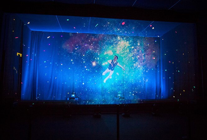 Holographic curtains