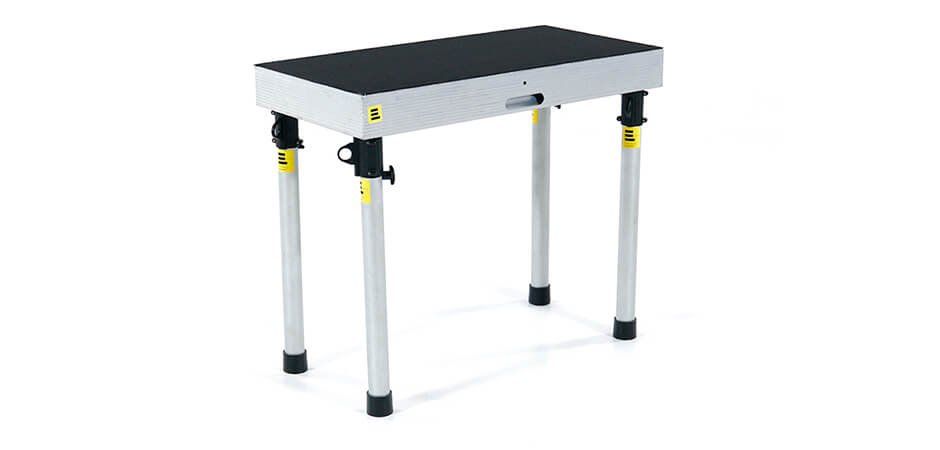 Estrados Retangulares Europac 750 com pés telescópicos