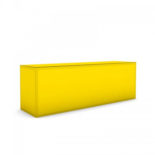Balcão de licra amarelo