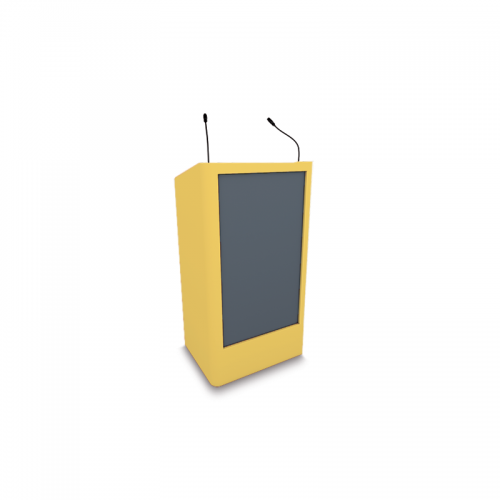 Púlpito Plasma Amarelo