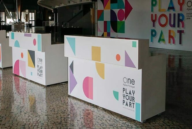 Personalization of furniture with printed vinyl